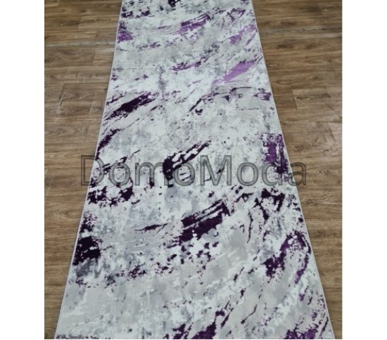 Синтетическая ковровая дорожка MODA 4576 LILAC/L.GREY - высокое качество по лучшей цене в Украине